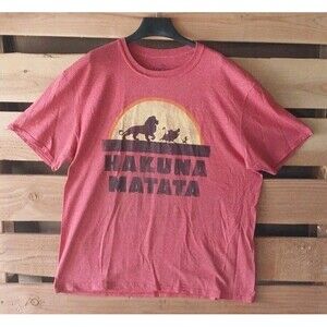 The Lion King Hakuna Matata Sunset T-Shirt XL Tee Vintage 90s READ DESCRIPTION